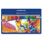 Staedtler Color Pencil Noris Club 36 Pencils in Metal Box