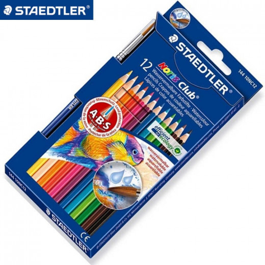 Staedtler Noris Aquarell Watercolour Pencil, Pack of 12