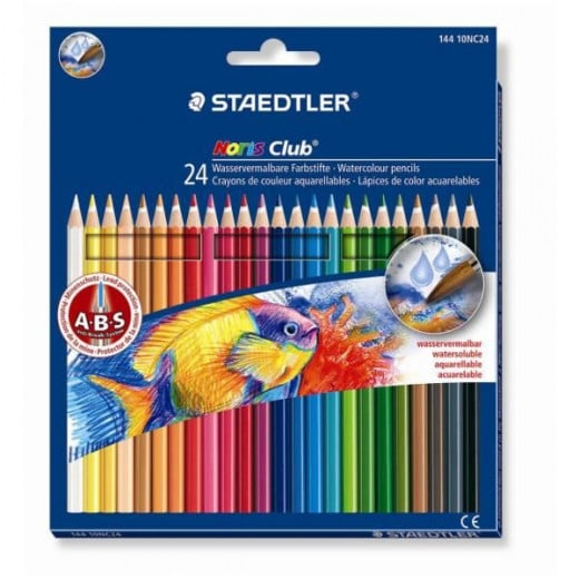 Staedtler Noris® Aquarell Watercolour Pencil, Pack of 24