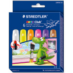 Staedtlers Noris Gel Twister Crayon Pastel Effect Colours, Pack of 6