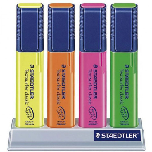 Staedtler Textsurfer Classic Highlighters 4 Pack