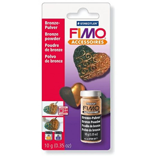 Staedtler Silver Fimo Powder For Clay 3 g, Gold