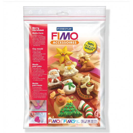 Staedtler FIMO® 8742 Clay Mould, Merry Christmas