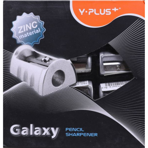 Y. Plus Galaxy Single Hole Metal Sharpener- Pack Of 12