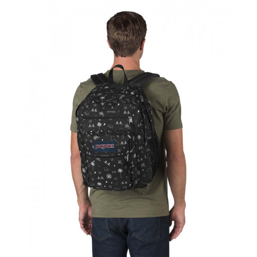 JanSport Big Student Backpack, California Icons
