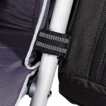 حقيبة سرج لعربة الأطفال قابلة للحاق ومعزولة وحقيبة منظم من سكيب هوب ، 2 جيب ، أسود