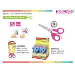 keyroad scissor 5''less effort kids scissors, pink