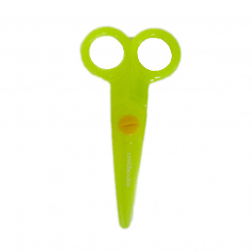Keyroad For Kids Plastic Kids Scissors, Yellow&Green