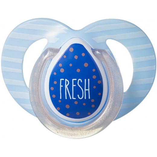 Tommee Tippee Moda Soother, 6-18 months, Turquoise & Blue