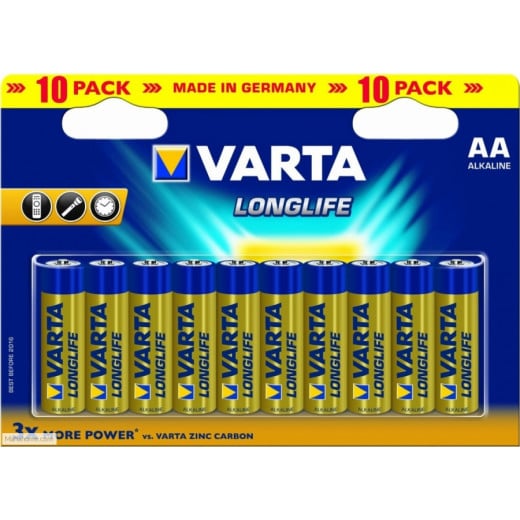 Varta LongLife AA Bateries Pack of 10