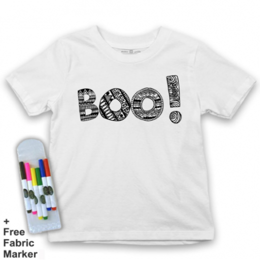 تي شيرت للأطفال, بتصميم كلمة بوو, 2 سنوات من ملبس