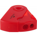 Faber Castell Sleeve Double Hole Sharpener Box, Red