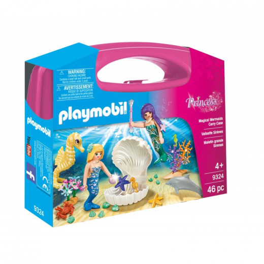 Playmobil Mermaid, Large 46 Pcs Carry Case