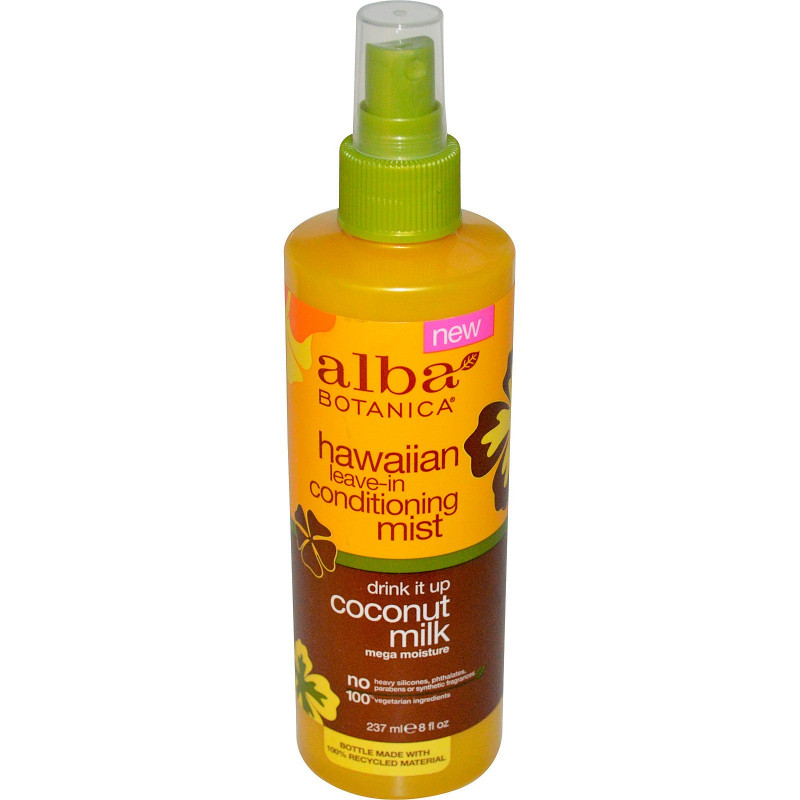 Alba Botanica Hawaiian Coconut Milk Conditioning Spray, 8 Ounce | Beauty | Hair Care | Shampoos & Conditioners