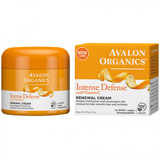 Avalon Organics Intense Defense Renewel Cream with Vitamin C 57g