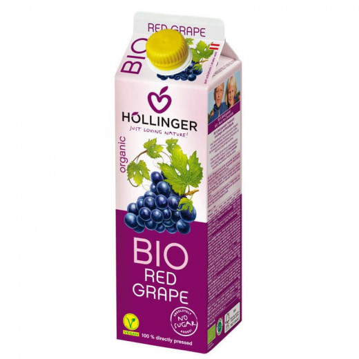 HOL Org Red Grape Juice 1L