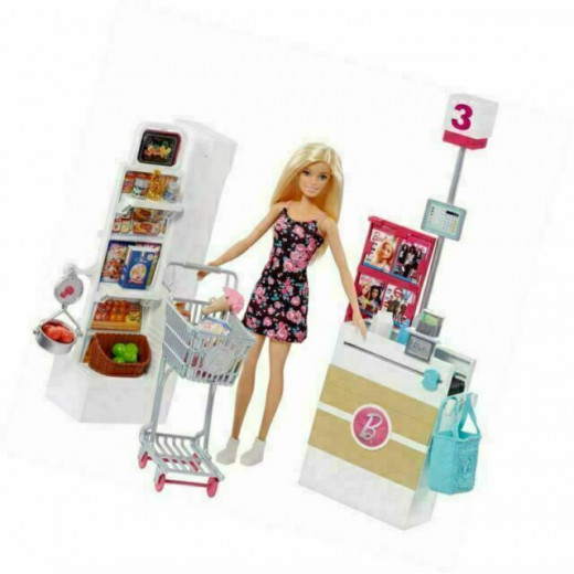 Barbie Supermarket Set, Multi-Colour
