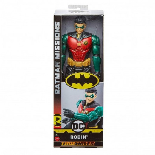 Batman Missions FVM71 True-Moves Robin Figure, Multi-Colour