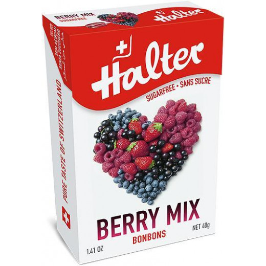 Halter Menthol Berry Mix Sugarfree Bonbons 40g