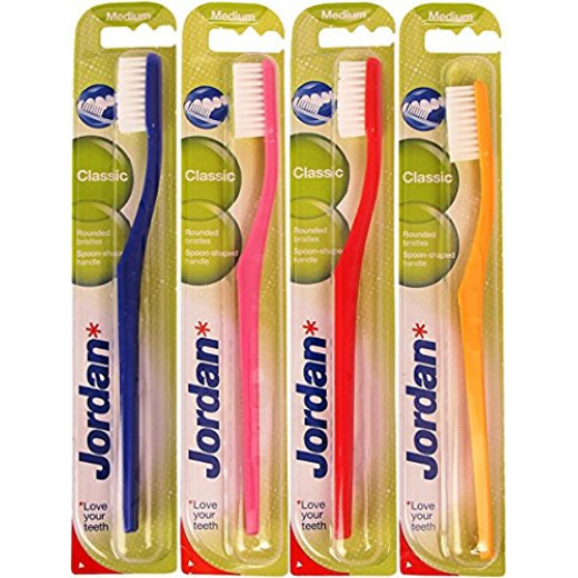 Jordan Toothbrush Classic 4-pack Medium