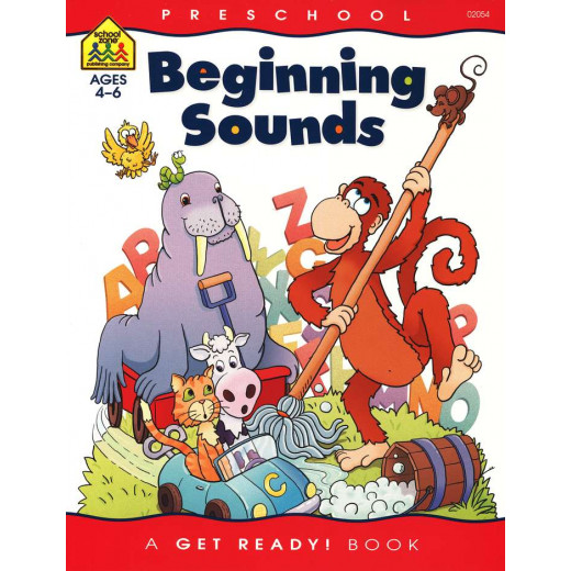 School Zone Beginning Sounds, 32 pages