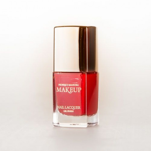 Federico Mahora - Nail Lacquer Gel Finish Stylish Red