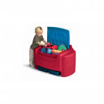 Little Tikes Sort 'n Store Toy Storage Chest, Red and Blue