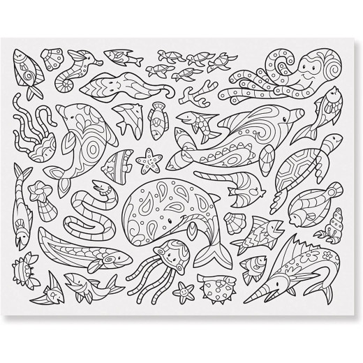 Melissa & Doug Color-Your-Own Sticker Pad - Animals