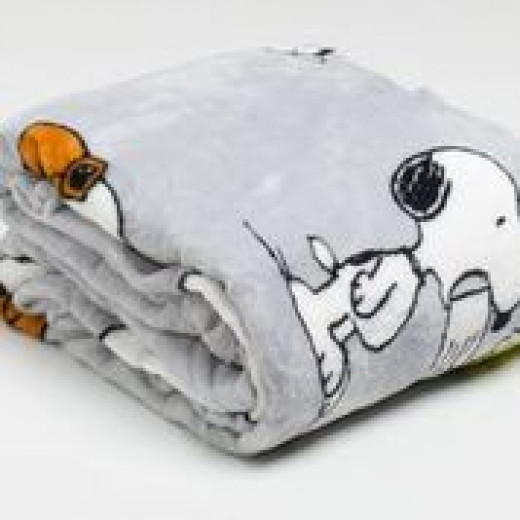 KANGURU SNOOPY Fleece Blanket With Sleeves