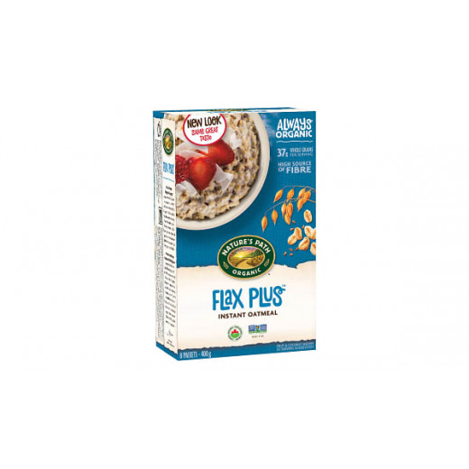Organic Hot Cereal Pouch Flax Oats Cereal (400g)