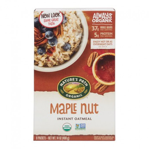 Organic Hot Cereal Pouch Maple Nutl (400g)