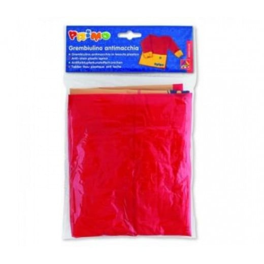 Primo Anti-stain Plastic Apron for Painting -red