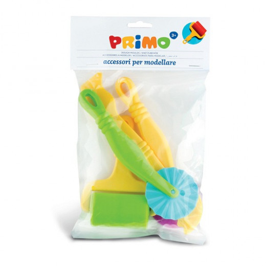 Primo Playdough Molds and Cutters Play Dough Tools Set with Scissors Set of 19 Model 1