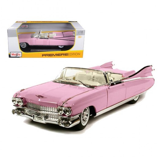 Maisto 1959 Cadillac Eldorado Biarritz Pink Diecast Model 1:18