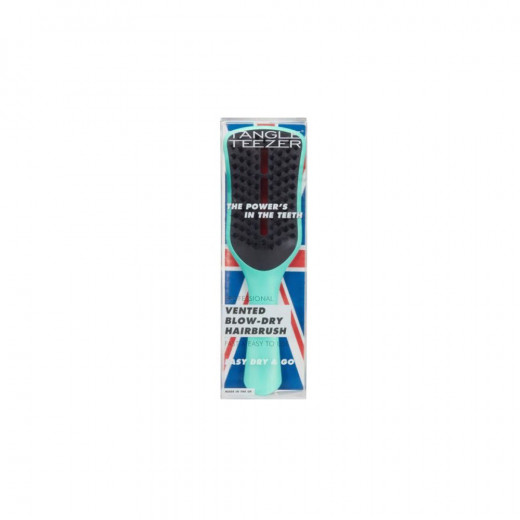 Tangle Teezer Easy Dry & Go Vented Hairbrush, Mint/Black