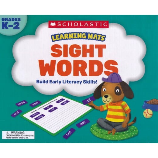 Scholastic Sight Words Learning Mats Build Early Literacy Skills!
