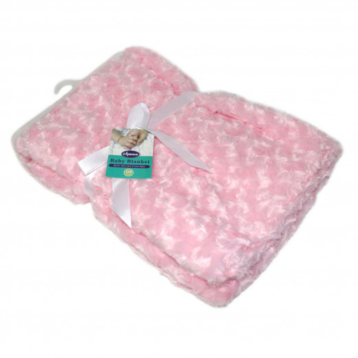 Plush Baby Blanket - Pink