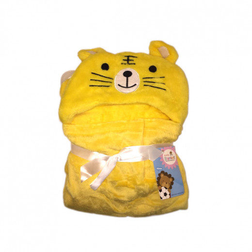 Soft Wrapper - Baby Blanket for Babies (Yellow Cat)
