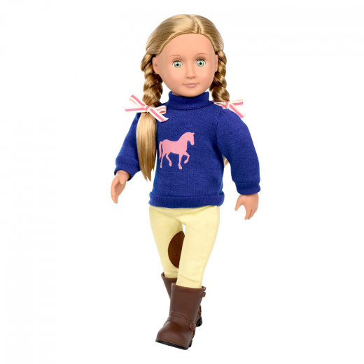 Our Generation Doll With Polo Riding Outfit