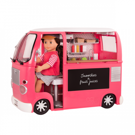 Our Generation Grill To Go Food Truck With Accessories,  Pink