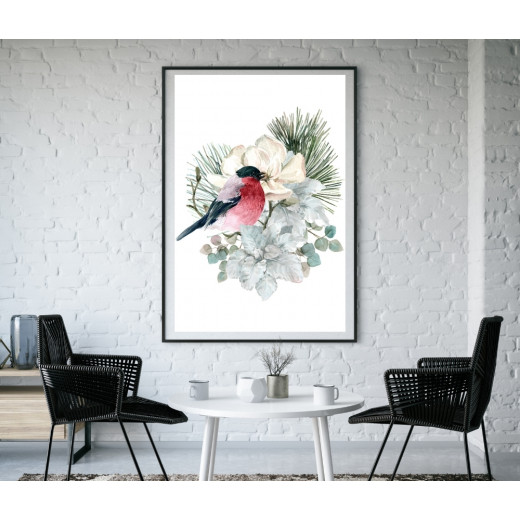 ExtraOrdinary Decorative Wood Framed Wall Art Prints, Blue Bird, A3