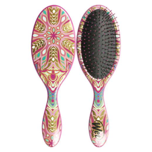 Wet Brush Boho Chic Hair Brush, Moroccan-Maroon Detangler