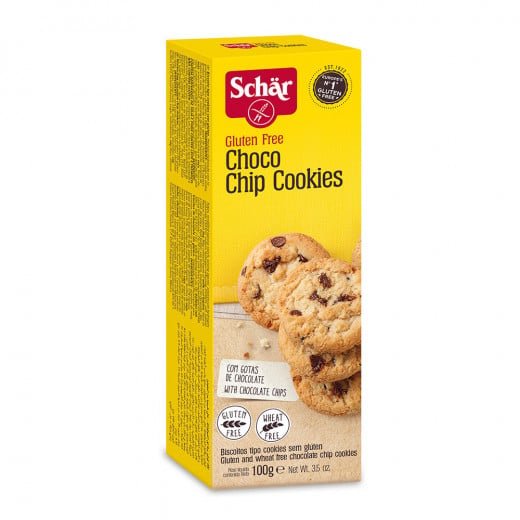 Schar Gluten Free Choco Chip Cookies, 100 Gram