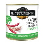 IL Nutrimento Organic Borlotti Brown Beans in Water 400g