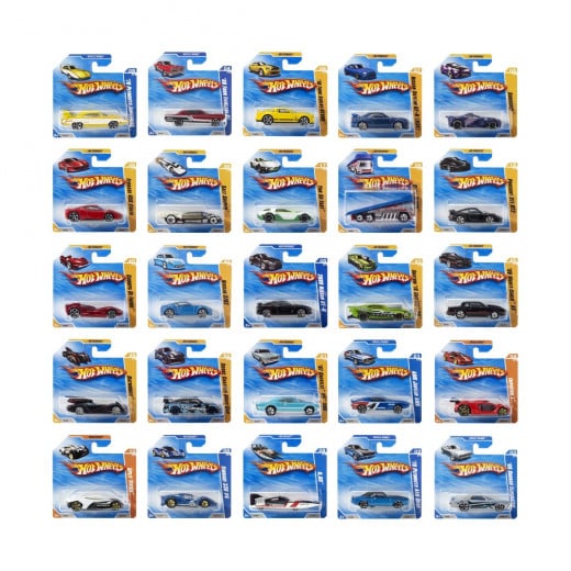 مجموعة سيارات  من هوت ويلز متنوعة بعلبة واحدة 72 قطعة