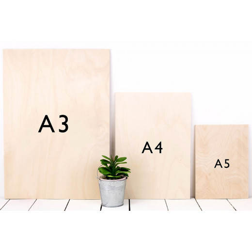 مطبوعات فنية جدارية بإطار خشبي غير عادي ، تصميم الأحرف الأولى 2 - من اكسترا اورديناري, قياس A4