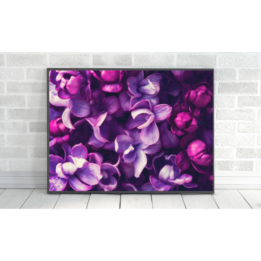 ExtraOrdinary Decorative Wood Framed Wall Art Prints, Mix Flower, A3 size