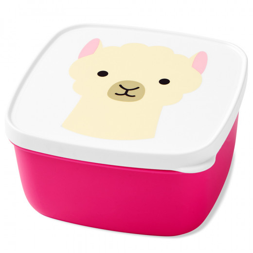 Skip Hop Toddler Food Storage Snack Box Set, Llama