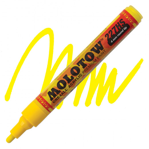 قلم أكريليك  4 مم لون اصفر من مولوتو