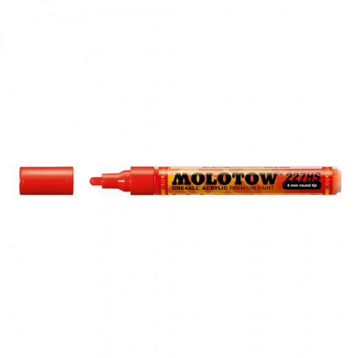 قلم أكريليك  4 مم لون احمر من مولوتو